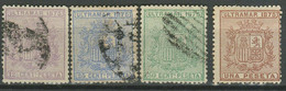 Spanish Possessions Of Cuba 1875 ☀ Complete Used Set - Cuba (1874-1898)