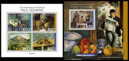 GUINEA BISSAU 2021 - Paul Cezanne, M/S + S/S. Official Issue [GB210315] - Impressionismo