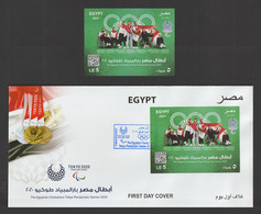 Egypt - 2021 - ( The Egyptian Champions Tokyo Paralympic Games 2020 ) - MNH** - Summer 2020: Tokyo