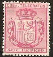 CUBA - Armoiries - Telegraphenmarken