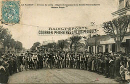 Le Raincy * Départ De Course De La Société RAINCY SPORTS , Maison ROGER , Avenue De Livry * Café Restaurant Cyclisme - Le Raincy