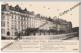 CPSM [75] Paris > 4 - IV - Quai De Béthune - Maisons Historiques - Arrondissement: 04
