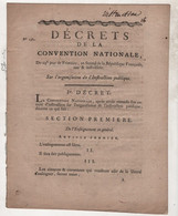 AN II - DECRETS DE LA CONVENTION NATIONALE ORGANISATION INSTRUCTION PUBLIQUE - COMMUNE AFFRANCHIE ( LYON ) - Decreti & Leggi