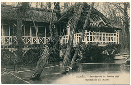 VAUREAL - Inondations 1910, Habitations Des Marins - Vauréal