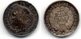 20 Centimes 1851 A Cérès TTB - Other & Unclassified