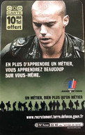 FRANCE  -  ARMEE  -  COD Carte - France Telecom  - AJACCIO -  10 Mn Offert -  Cartes à Usage Militaire
