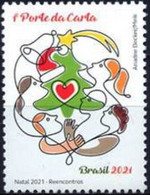 BRAZIL 2021 -  CHRISTMAS / NOËL - MINT - Unused Stamps