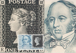 Monaco - N°1719 - Premier Timbre Poste - 1990 - Carte Maximum - Maximumkarten (MC)