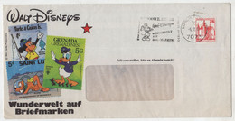 WALT DISNEYS ,WUNDERWELT AUF BRIEFMARKEN USED COVER - Disney