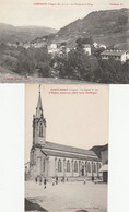 CORNIMONT LE CHARME ET LE FAING + L'EGLISE 1916 1917 - Cornimont