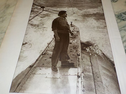 PHOTO UN HOMME D EQUIPAGE DU SOUS MARIN E-14  1916 - Bateaux