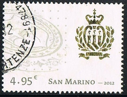 2012 - SAN MARINO - TRIBUTO ALLO STEMMA - TRIBUTE TO THE COAT OF ARMS - USED - Used Stamps