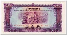 LAO,50 KIP,ND,P.22a,UNC - Laos