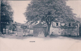 Crans VD, Rue Animée Et Fontaine (1018) - Crans