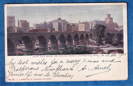 CPA - MINNEAPOLIS - Stone Arch Bridge And Milling District - 1905 - N° 55 V.C. Hammon Pub. Co. - Minneapolis