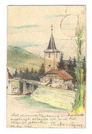 MARXZELL To Karlsruhe Postcard Drawn In Pastel By Theodor Wagner. Repaired 1903 - Other