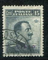 EGEO LIPSO 1912  15 CENT. USATO - Aegean (Lipso)