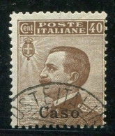 EGEO CASO 1912 40 C. USATO - Ägäis (Caso)