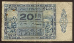 LUXEMBOURG. 20 Francs 1.10.1929. Pick 37. - Luxemburgo
