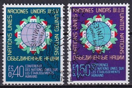 UNO GENF 1976 Mi-Nr. 58/59 O Used - Aus Abo - Used Stamps