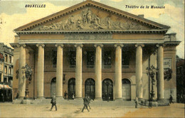 035 719 - CPA - Belgique - Bruxelles - Théâtre De La Monnaie - Transport (rail) - Stations