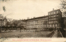 Paris * 5ème * Institution Nationale Des Sourds Et Muets * Vue Sur Les Jardins * école - Education, Schools And Universities