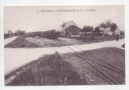 - REPRODUCTION CPA BRAIN-SUR-L'AUTHION (49) - Locomotive BLANC-MISSERON, En Gare Vers 1910 - - Sonstige & Ohne Zuordnung