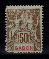 Gabon - Replique De Fournier - YV 28 N** Legerement Imparfait Au Sud - Unused Stamps