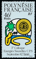 POLYNESIE 1982 - Yv. 185 **   Cote= 2,00 EUR - Colloque Energies Nouvelles  ..Réf.POL25853 - Ungebraucht