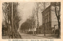 Beaumont Sur Oise * Route De L'entrée Du Pays , Venant De Nointel - Beaumont Sur Oise