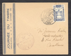 0le  0031  -  Maroc    :  Yv  239  (o)  Journée Du Timbre 1945 - Covers & Documents