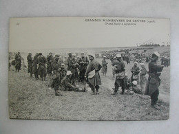 Delcampe - MILITARIA - Grandes Manœuvres Du Centre 1908 - Grand'halte D'infanterie (très Animée) - Manöver