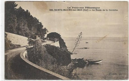 Delcampe - D 83. SAINTE MAXIME. . LA ROUTE DE LA CORNICHE - Sainte-Maxime
