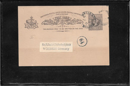 Queensland, QV, Postal Stationery To Germany ( Ref 2019a) - Storia Postale