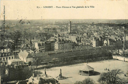 Lorient * La Place D'armes Et Vue Générale De La Ville * Kiosque à Musique - Lorient