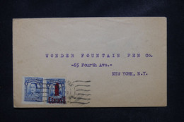 COLOMBIE - Enveloppe Pour New York En 1932, Affranchissement Avec Surchargé - L 108454 - Colombia