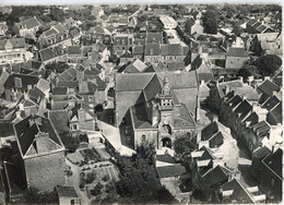 EN AVION AU DESSUS DE SAINT BRIAC LE BOURG L'EGLISE VUE GENERALE AERIENNE LAPIE - Saint-Briac