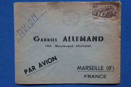 AD6 AOF    BELLE  LETTRE  1953 BAMAKO  POUR  MARSEILLE FRANCE  ++ AFFRANCH. INTERESSANT - Cartas & Documentos