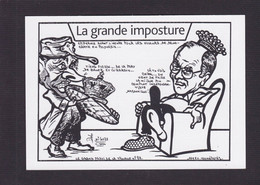 CPM Polynésie Française Tirage 100 Exemplaires Numérotés Signé Par JIHEL Satirique FLOSSE Chirac épiphanie - Frans-Polynesië