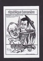 CPM Polynésie Française Tirage 100 Exemplaires Numérotés Signé Par JIHEL Satirique FLOSSE TEMARU Chirac - French Polynesia