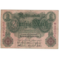 Billet, Allemagne, 50 Mark, 1910, 1910-04-21, KM:41, TB - 50 Mark