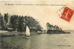 Quimper * Anse De Kerbernès * La Pointe Des Trois Tourtes * Entrée De La Baie De Kérogan - Quimper