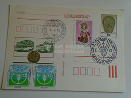 D184907  Hungary Postal Stationery  1981 Gödöllő -  World Food Day  - FAO - Cartas & Documentos