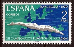 España. Spain. 1970. Campeonatos De Natacion, Saltos Y Waterpolo - Tuffi