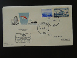 Lettre Premier Vol First Flight Cover Istanbul Wien AUA Austrian Airlines 1960 Ref 101476 - Briefe U. Dokumente