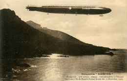 Le Ballon Dirigeable DIXMUDE Dixmude , Survolant L'ile De Beauté Le Soir Du 17 Décembre 1923 * Aviation - Autres & Non Classés