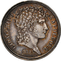 Monnaie, États Italiens, NAPLES, Joachim Murat, 2 Lire, 1813, TTB+, Argent - Napoleoniche