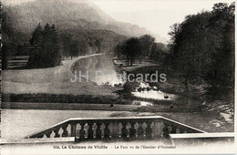 Delcampe - Le Chateau De Vizille - Le Parc Vu De L'Escalier D'Honneur - 104 - Old Postcard - France - Unused - Vizille