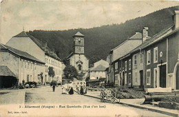 Allarmont * La Rue Gambetta , Vue D'en Bas - Autres & Non Classés