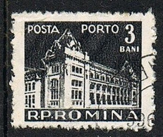 1957 - ROMANIA - SEGNATASSE / POSTAGE DUE - UFFICIO POSTALE GENERALE / GENERAL POST OFFICE. USATO - Strafport